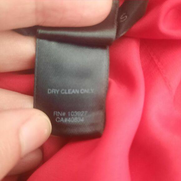 Marc Jacobs Pinup Blouse Polka Dot Stripes Red Black Silk Blend Size 8 - Picture 5 of 5